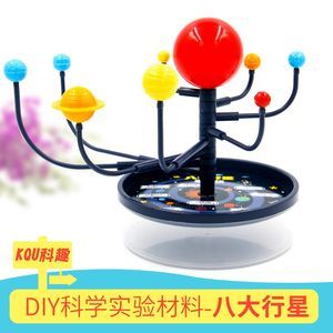 手可摘星辰 DIY太阳系八大行星模型，打造孩子的天文梦